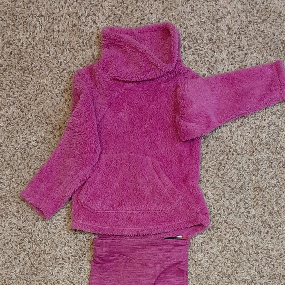 Girl's c9 Champion Fleece Pullover Jogger Set XS
